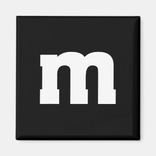 Letter M Hauptstadt Alphabet Magnet