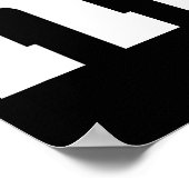 Letter M Hauptstadt Alphabet Poster (Ecke)