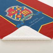 Letter M Matthew individuelle Name bedeutet Wappen Sherpadecke (3/4)