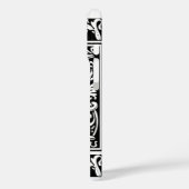 Letter M mittelalterliche Monogram Art Nouveau Case-Mate iPhone Hülle (Rückseite / Links)