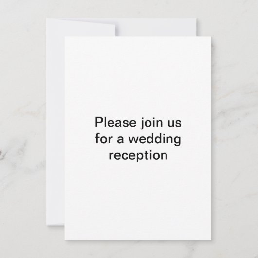 Letter M Monogram-Lilie Einladung (Rückseite)