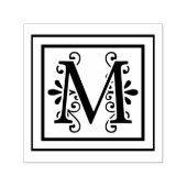 Letter M Monogram Permastempel (Design)