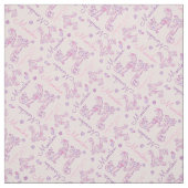 Letter M Monogramm personalisierte Bezeichnung Mon Stoff (Muster)