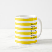 Letter M Mup Kaffeetasse (VorderseiteRechts)
