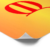 Letter M Poster (Ecke)