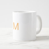 Letter M-Tasse Jumbo-Tasse (Vorderseite Rechts)