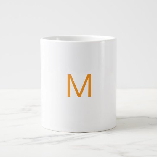 Letter M-Tasse Jumbo-Tasse (Vorderseite)