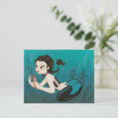 Letter- meraid-Postkarte Postkarte (Stehend Vorderseite)