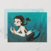 Letter- meraid-Postkarte Postkarte (Vorne/Hinten)