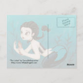 Letter- meraid-Postkarte Postkarte (Rückseite)