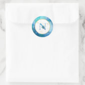*~* LETTER N - Aufkleber für Nautical Beach Envelo (Tasche)