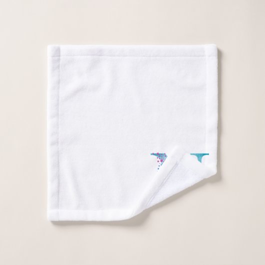 Letter N Monogram Initial Bath Gift Set (Waschlappen)