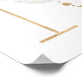 Letter N Monogram Poster (Ecke)