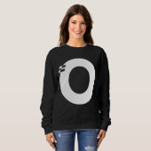 Letter O Alphabet Initial Monogram Sweatshirt (Vorne ganz)