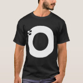 Letter O Alphabet Initial Monogram T-Shirt (Vorderseite)