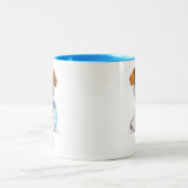 Letter O Dog Alphabet Monogram Coffee Tasse (Mittel)