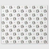 Letter O Floral Watercolor Butterfly Monogram Geschenkpapier (Flach)