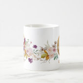 Letter O - Gold Floral Name Schwesterkollege Freun Kaffeetasse (Mittel)