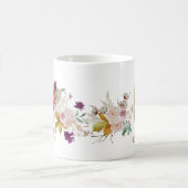 Letter O - Gold Floral Name Schwesterkollege Freun Kaffeetasse (Mittel)