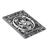 Letter O mittelalterliche Monogram Art Nouveau Notizblock (Rechte Seite)