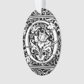 Letter O mittelalterliche Monogram Art Nouveau Ornament (Vorderseite)