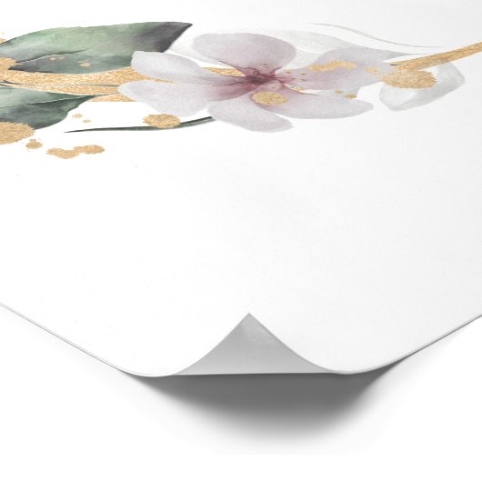 Letter O Monogram Poster (Ecke)