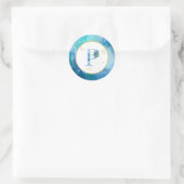 *~* LETTER P - Aufkleber für Nautical Beach Envelo (Tasche)