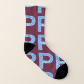Letter P Duo-MB-Multimedia-Socken Socken (Links - Innen)