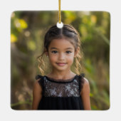 Letter P Elegant Monogram Christmas Ornament (Rückseite)