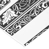 Letter P Mittelalterliche Monogram Art Nouveau Kurzer Tischläufer (Ecke)