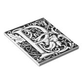 Letter P Mittelalterliche Monogram Art Nouveau Notizblock (angewinkelt)