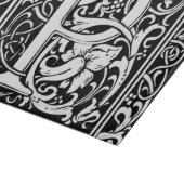 Letter P Mittelalterliche Monogram Art Nouveau Schneidebrett (Ecke)