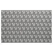 Letter P Mittelalterliche Monogram Art Nouveau Stoff (Yard (91,4 cm))
