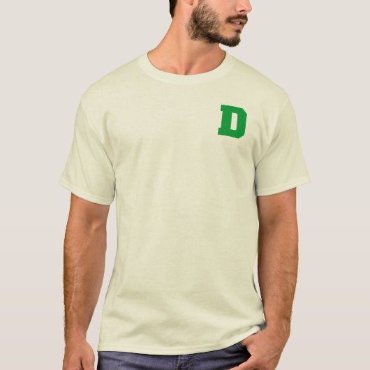 Letter Pride D Green.png T-Shirt (Vorderseite)