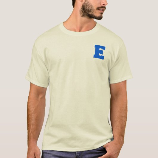 Letter Pride E Blue.png T-Shirt (Vorderseite)