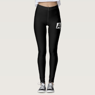 Letter Print Graphic Tante est. 2022 Leggings
