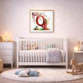 Letter Q Frog Fairy Poster - Chinese Alphabet Art