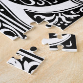 Letter Q Mittelalterliche Monogram Art Nouveau Puzzle (Seite)