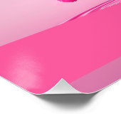 Letter Q, Monogram Q - Customizable Name Poster (Ecke)