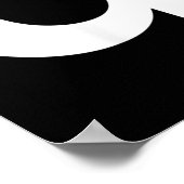 Letter Q Shirt Lower Case Alphabet Poster (Ecke)