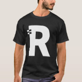 Letter R Alphabet Initial Monogram T-Shirt (Vorderseite)