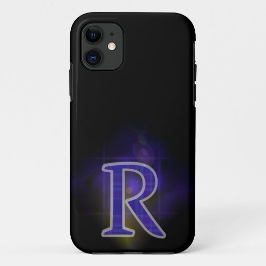 Letter R Case-Mate iPhone Hülle (Rückseite)