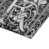 Letter R Mittelalterliche Monogram Art Nouveau Schneidebrett (Ecke)