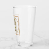 LETTER R MONOGRAM Beautiful Wedding New Home Gift Glas (Links)