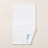 Letter R Monogram Initial Bath Gift Set (Handtuch)