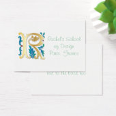 Letter R Monogram-Lilie (Schreibtisch)