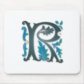 Letter R Monogram Mousepad (Vorne)