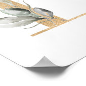 Letter R Monogram Poster (Ecke)