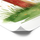 Letter R Sunrise Fairy Poster Golden Sun Alphabet  (Ecke)