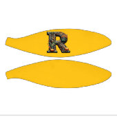 Letter R Thanksgiving style turkey Mini Basketball (Panele)